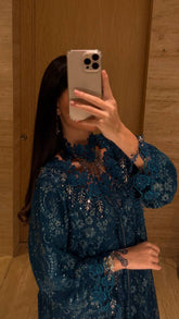 Midnight Blossom Jalabiya