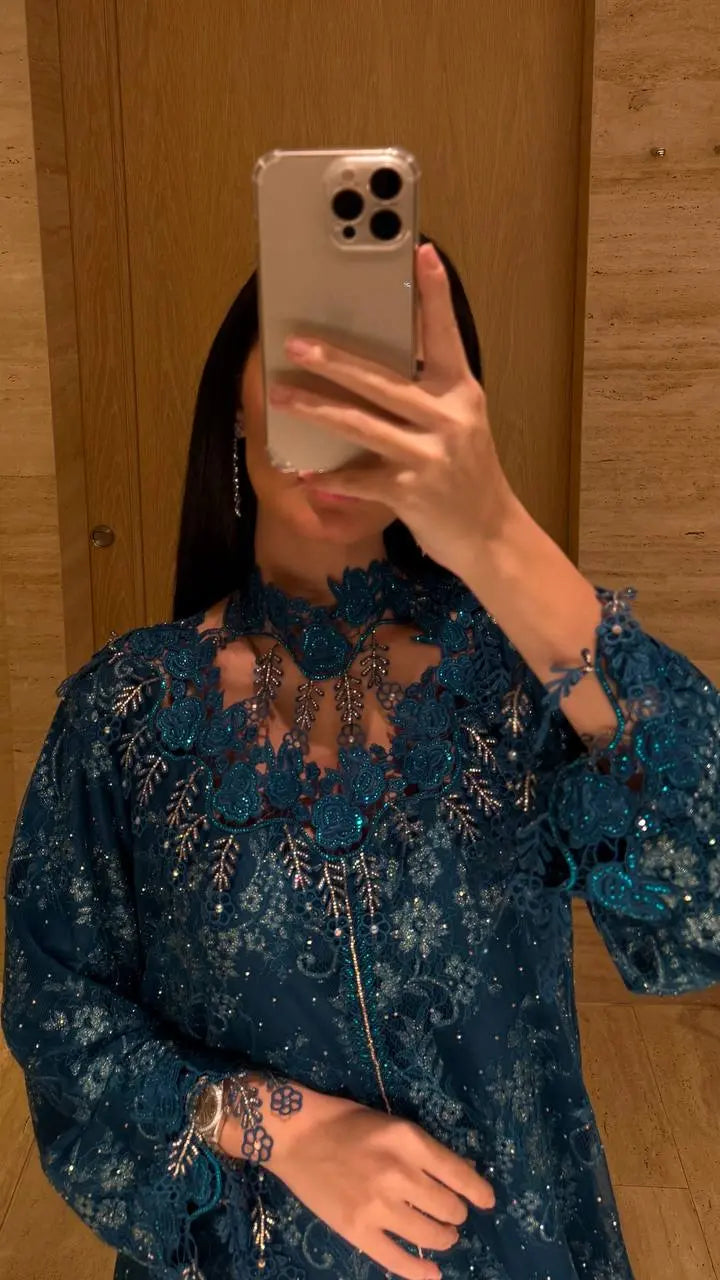 Midnight Blossom Jalabiya MMK Design