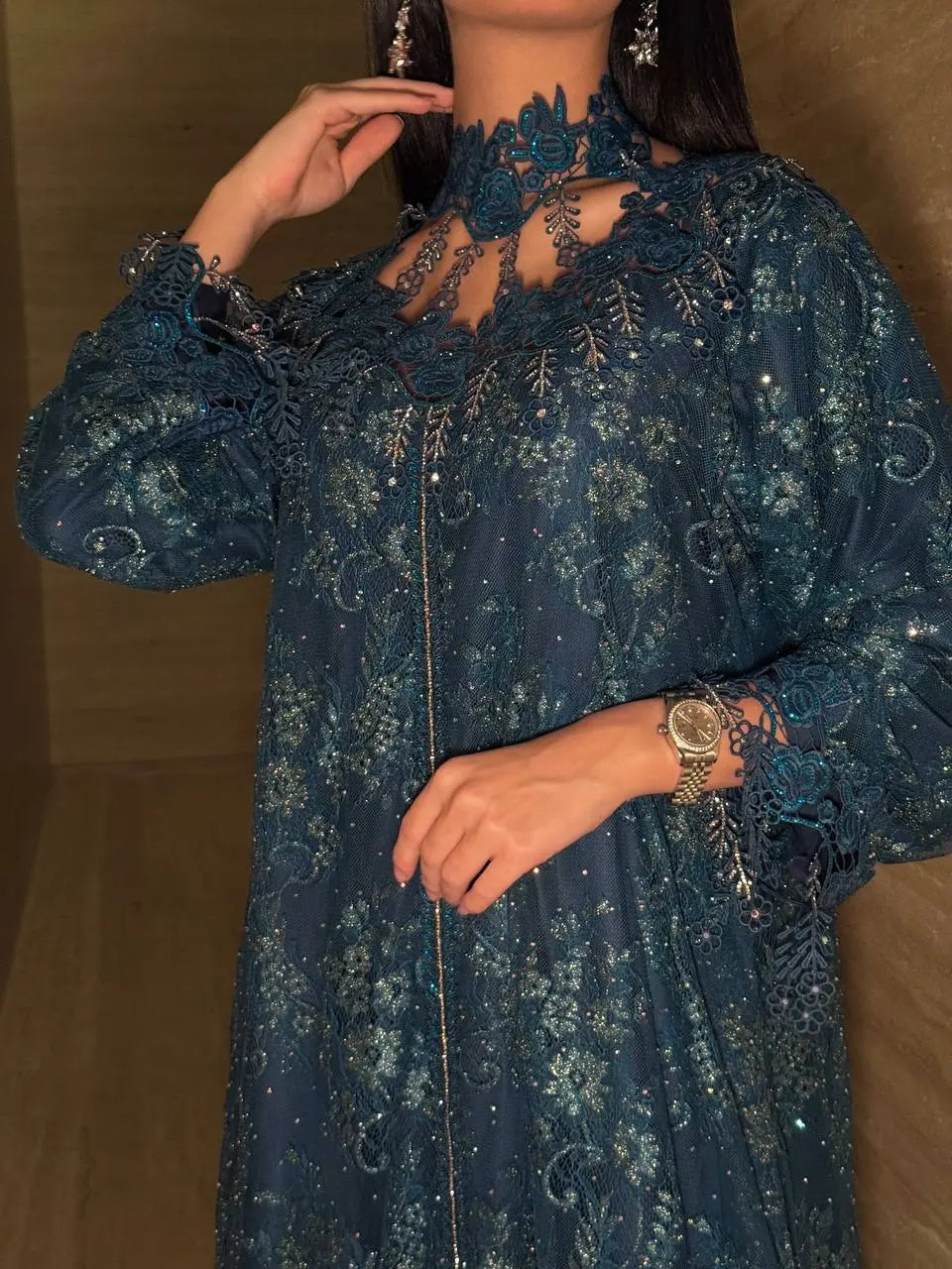 Midnight Blossom Jalabiya MMK Design