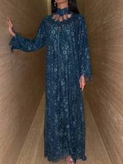 Midnight Blossom Jalabiya MMK Design