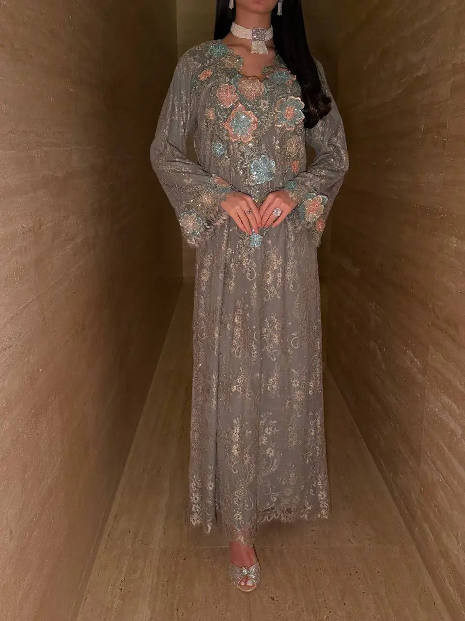 Desert Bloom Jalabiya MMK Design