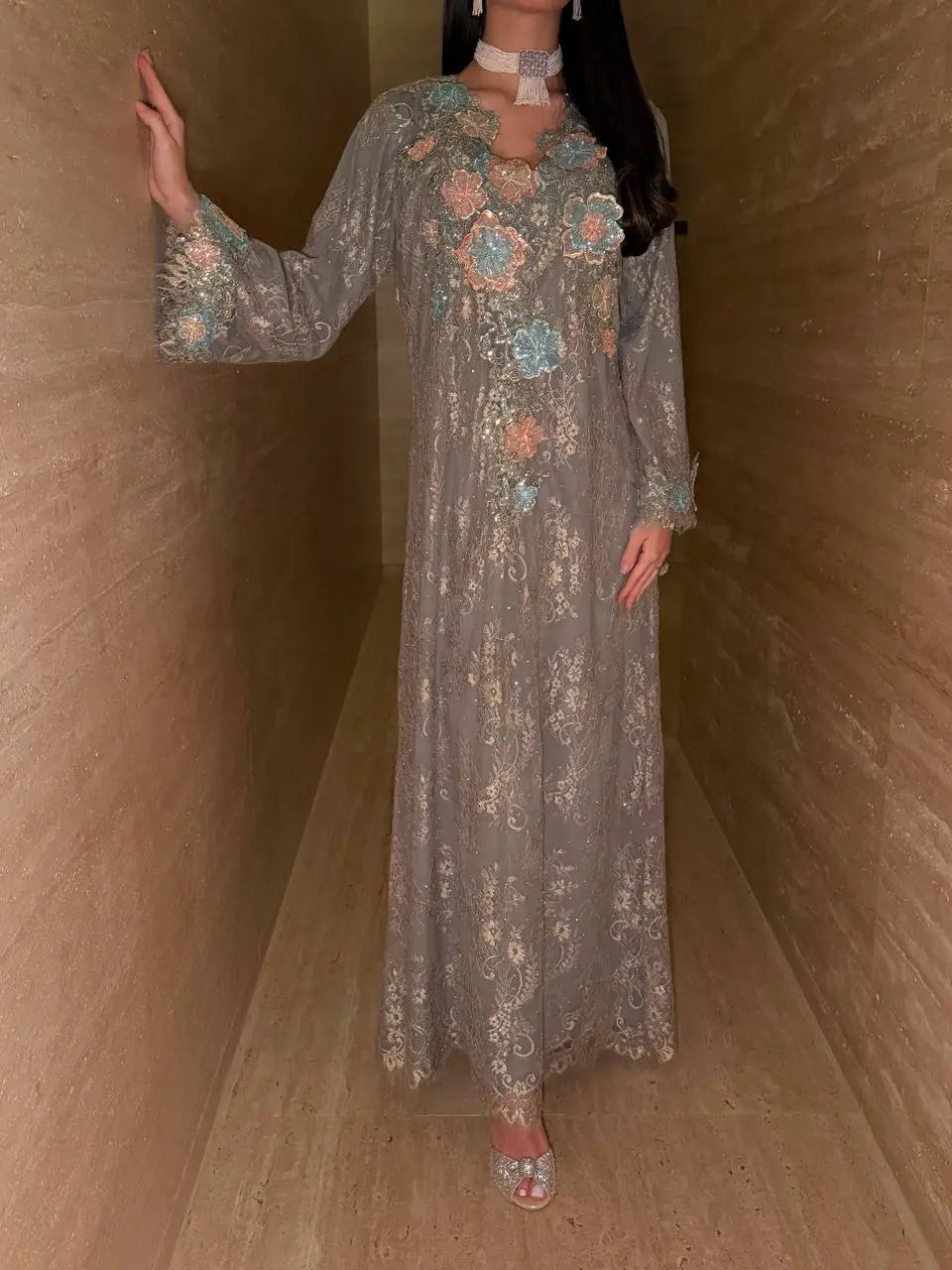 Desert Bloom Jalabiya MMK Design