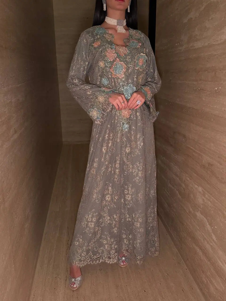 Desert Bloom Jalabiya MMK Design