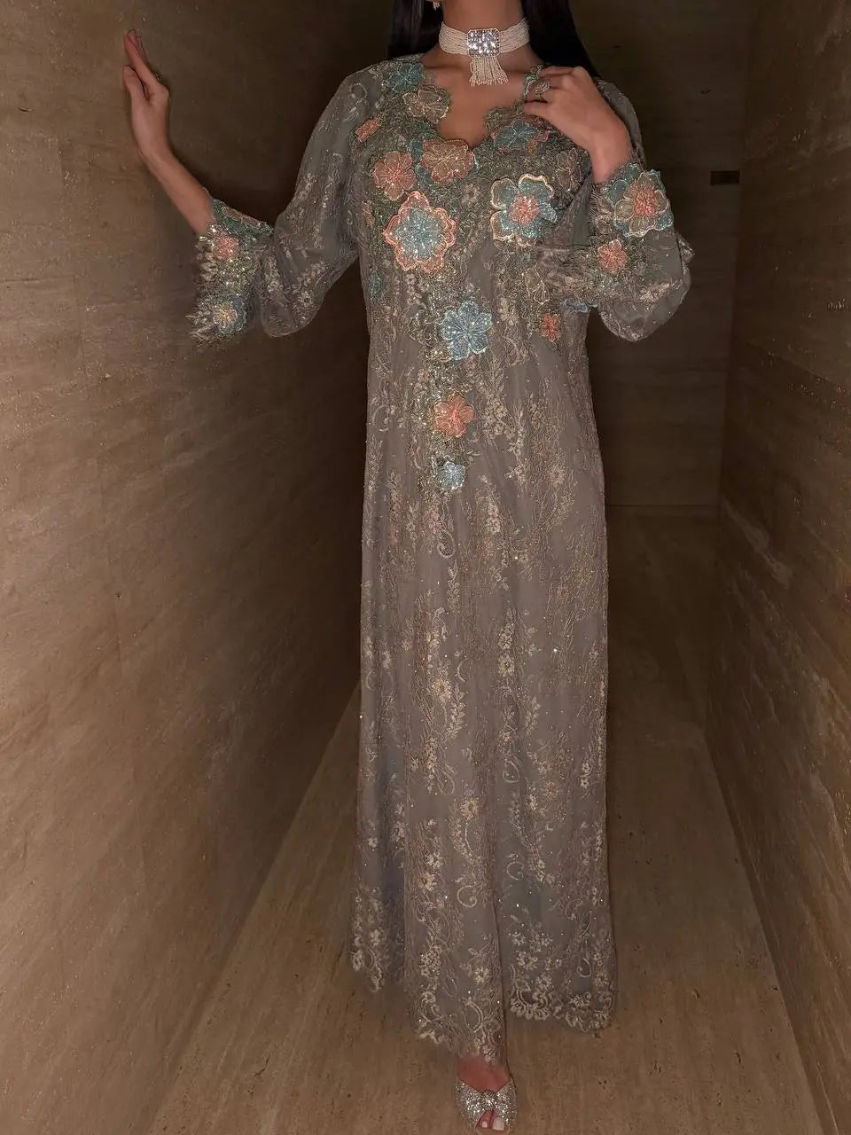 Desert Bloom Jalabiya MMK Design