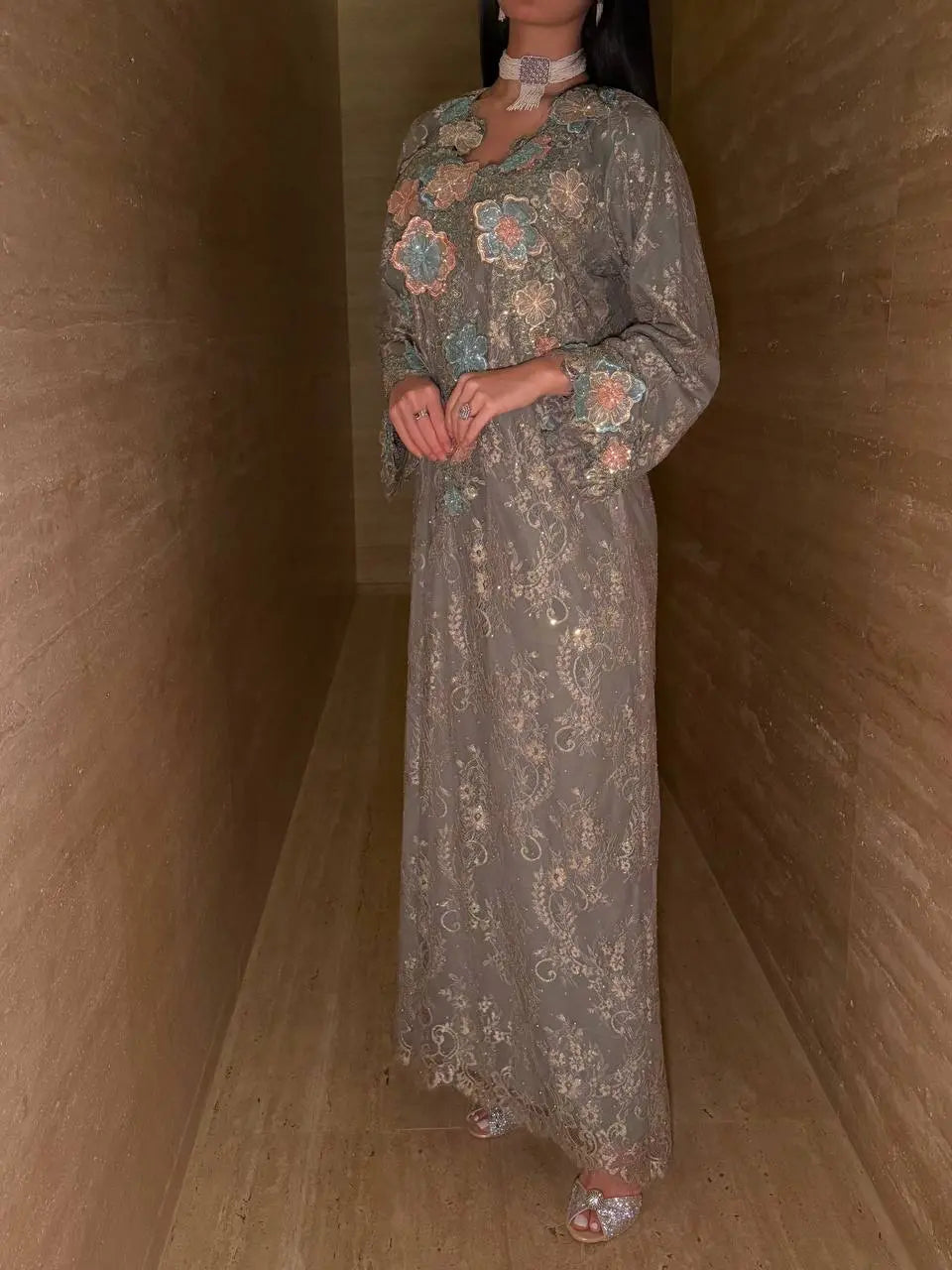 Desert Bloom Jalabiya MMK Design
