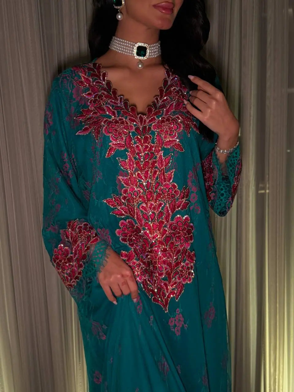 Whispering Petals Jalabiya MMK Design