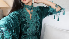 Emerald Velvet Bloom Jalabiya MMK Design