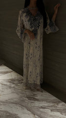 Noir Elegance Lace Jalabiya - MMK Design