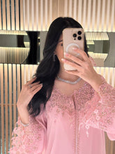 Pink Blossom Lace Jalabiya - MMK Design