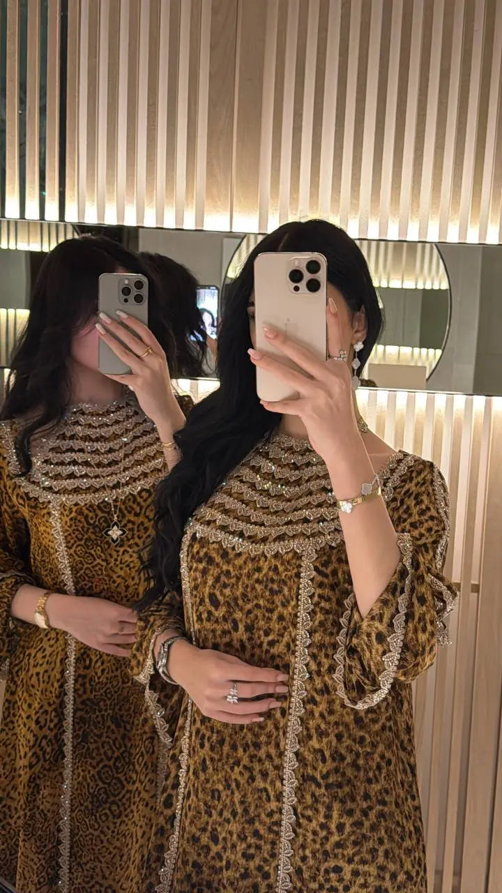 Tiger Highneck Jalabiya - MMK Design