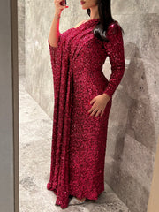 Crimson Sparkle Dress - MMK Design