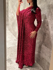 Crimson Sparkle Dress - MMK Design