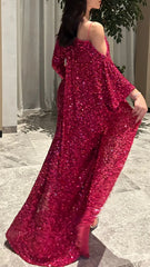 Crimson Sparkle Dress - MMK Design