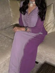 Lilac Majesty Jalabyia MMK Design