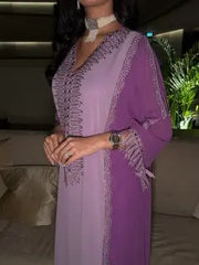 Lilac Majesty Jalabyia MMK Design