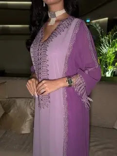 Lilac Majesty Jalabyia MMK Design
