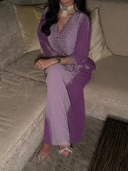 Lilac Majesty Jalabyia MMK Design