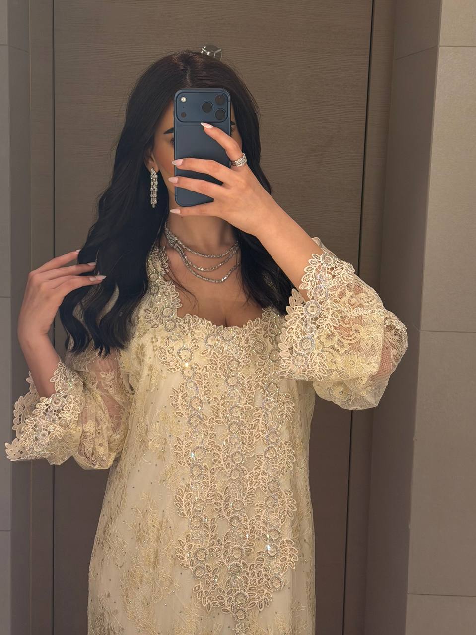 Offwhite Ivory Jalabiya