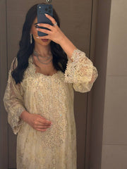 Offwhite Ivory Jalabiya