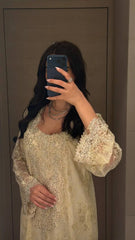 Offwhite Ivory Jalabiya