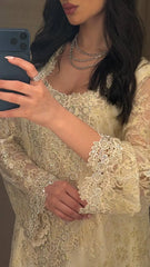 Offwhite Ivory Jalabiya