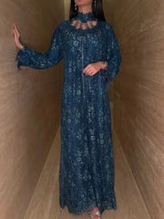 Midnight Blossom Jalabiya MMK Design