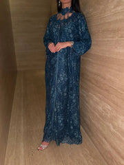 Midnight Blossom Jalabiya MMK Design