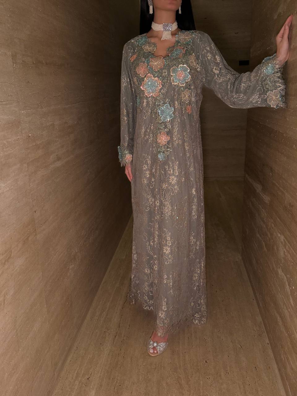 Desert Bloom Jalabiya