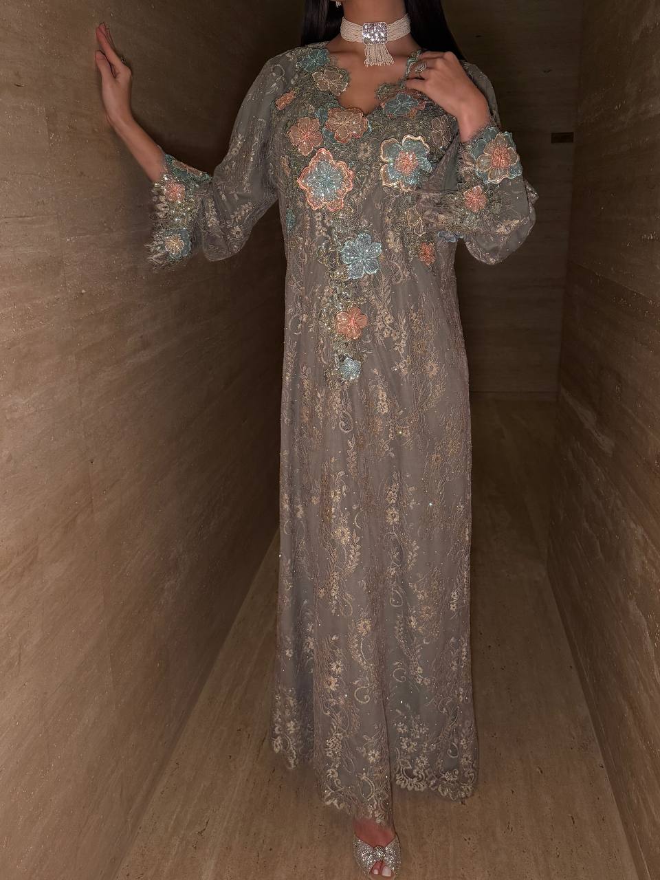 Desert Bloom Jalabiya