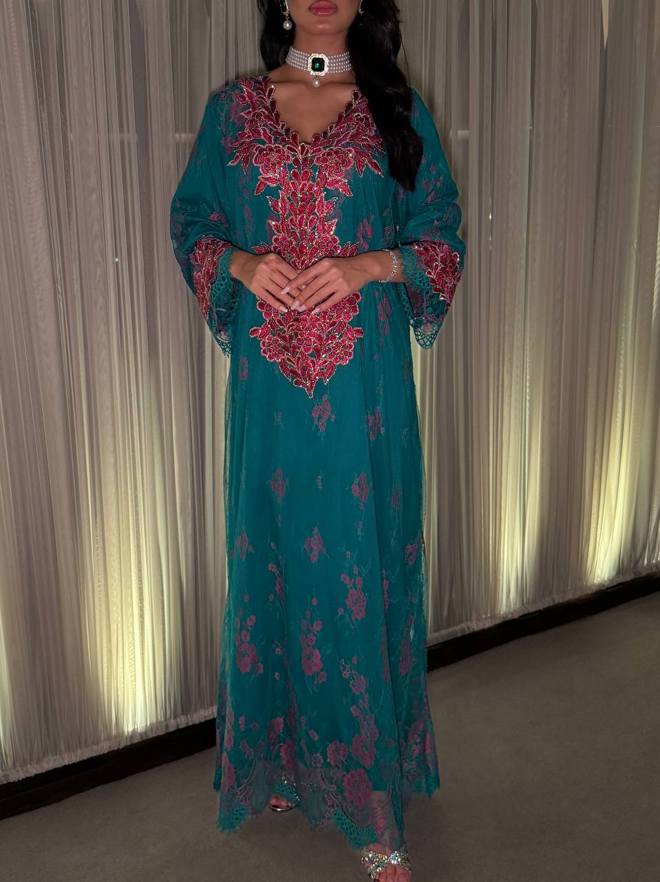 Whispering Petals Jalabiya