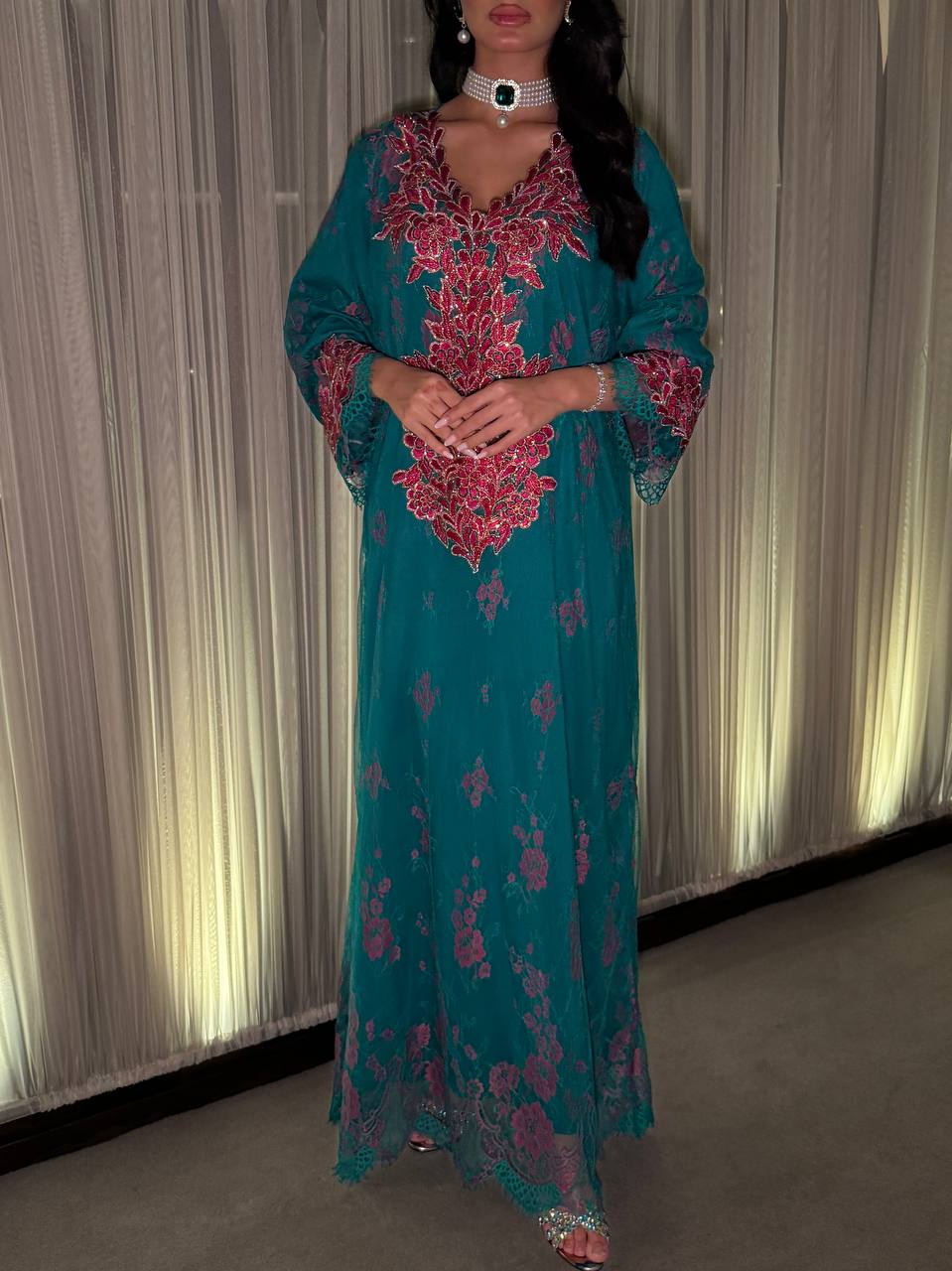 Whispering Petals Jalabiya