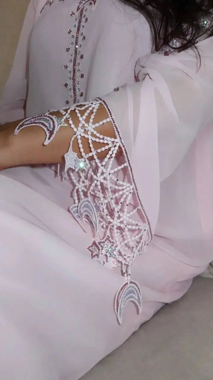 Blush Moonlight Jalabiya MMK Design
