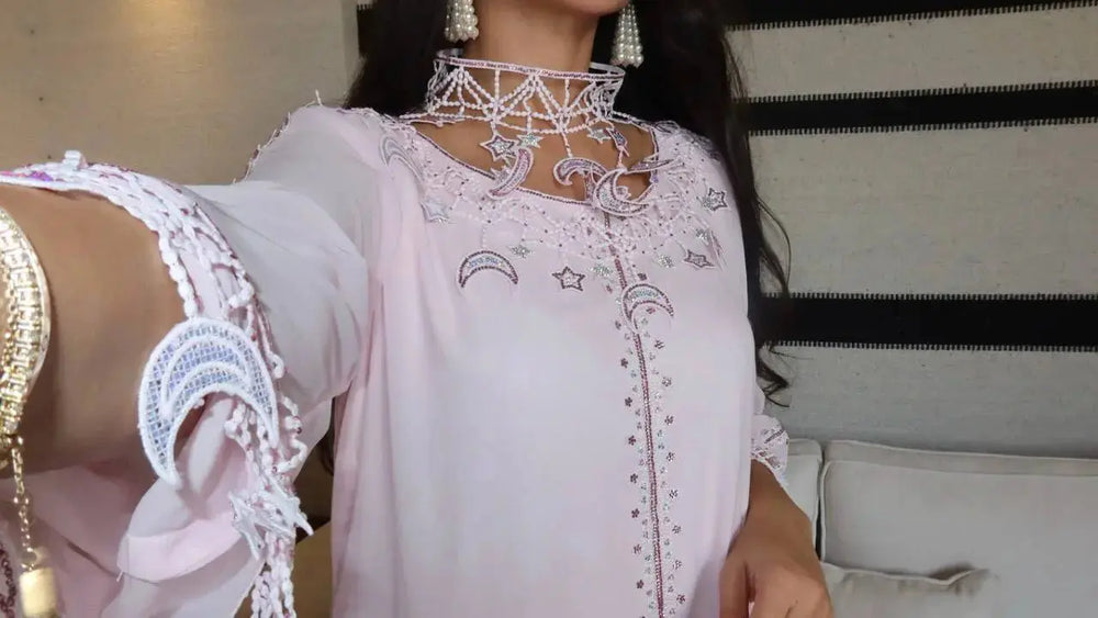Blush Moonlight Jalabiya MMK Design