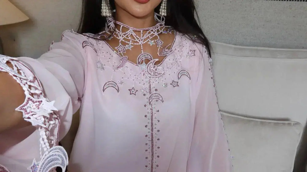 Blush Moonlight Jalabiya MMK Design