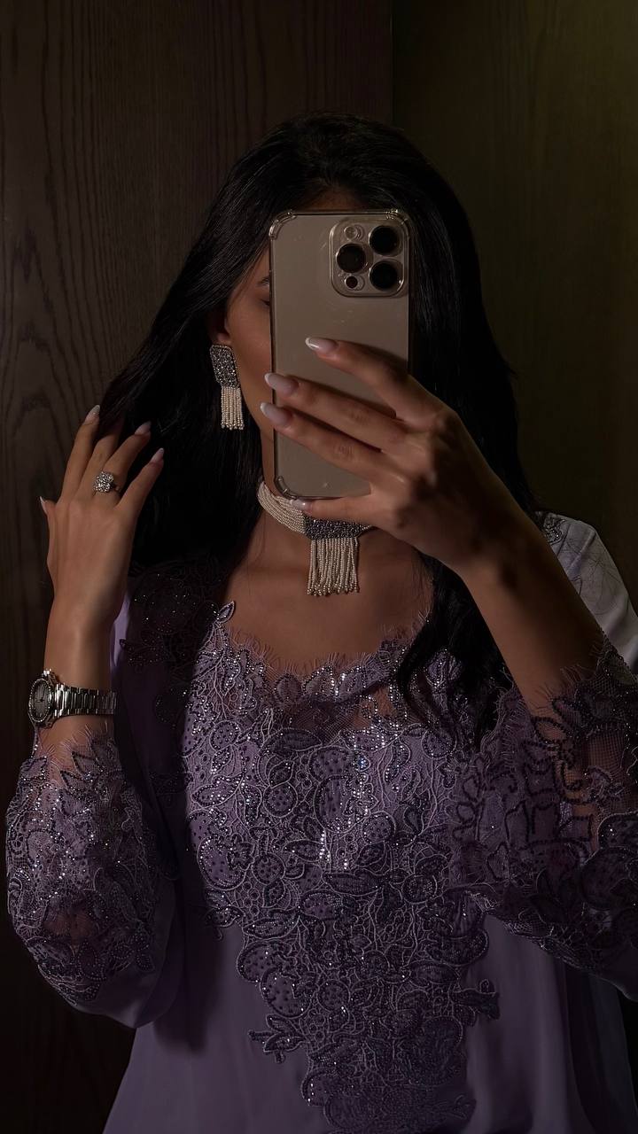 Lilac Moonlight Jalabiya