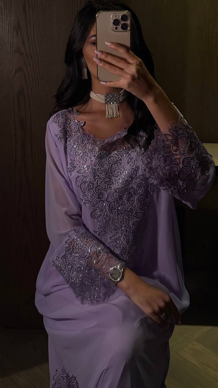 Lilac Moonlight Jalabiya