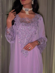 Lilac Moonlight Jalabiya MMK Design