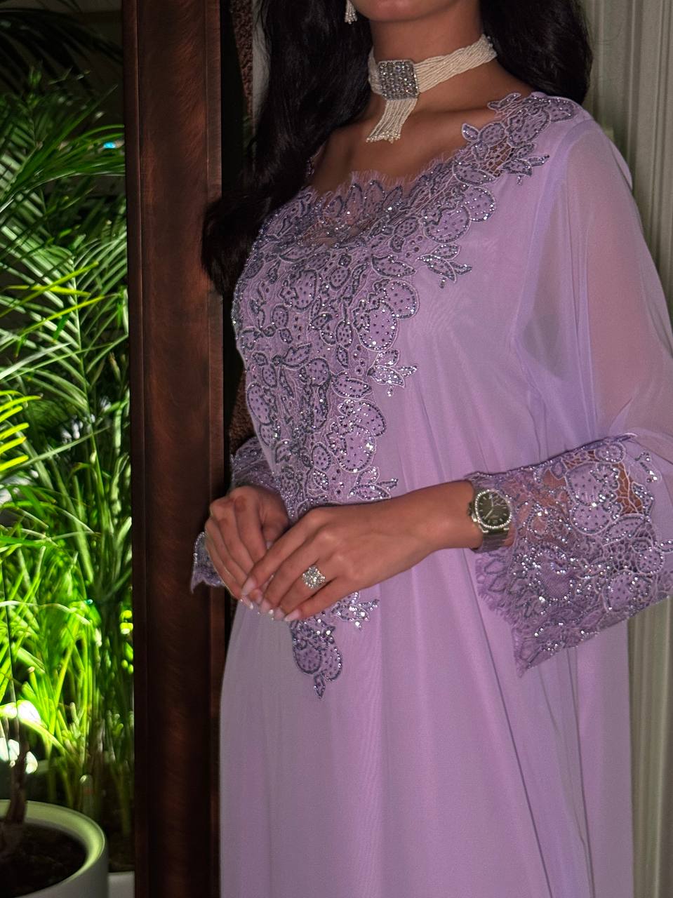 Lilac Moonlight Jalabiya