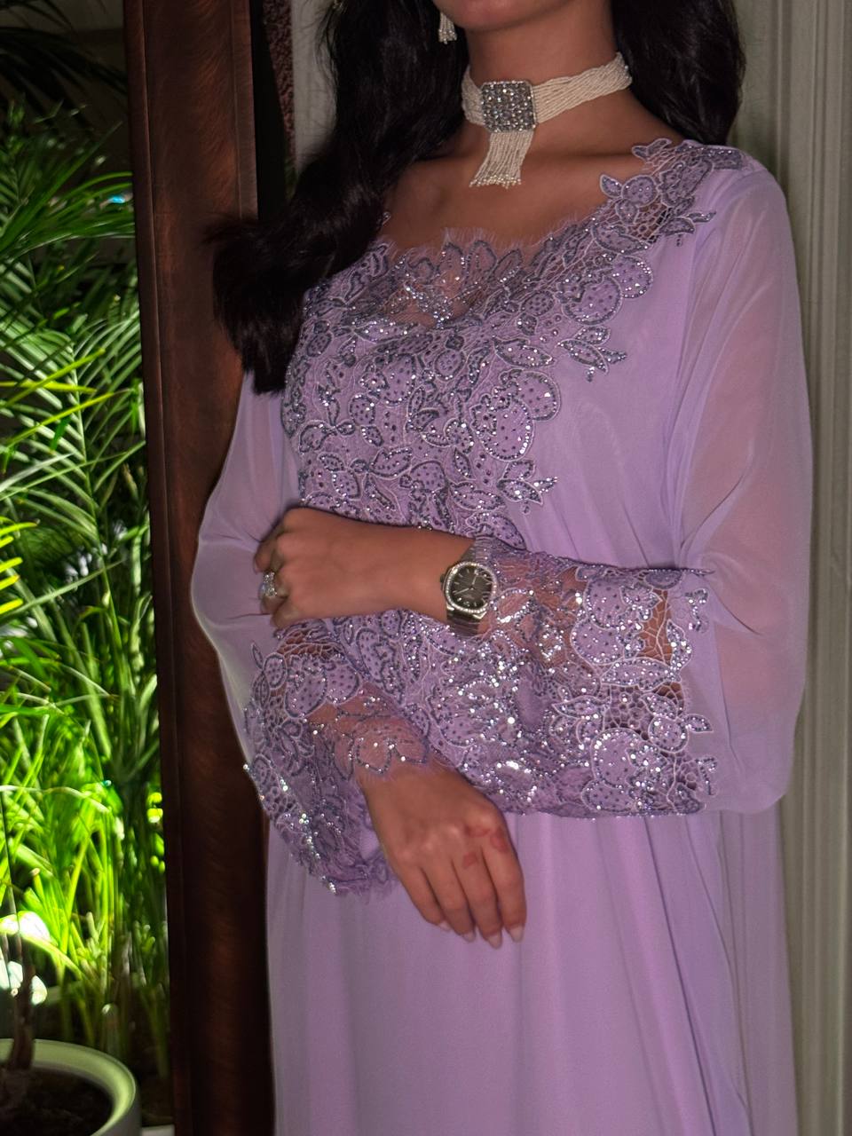 Lilac Moonlight Jalabiya