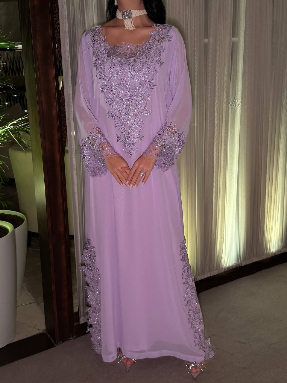 Lilac Moonlight Jalabiya