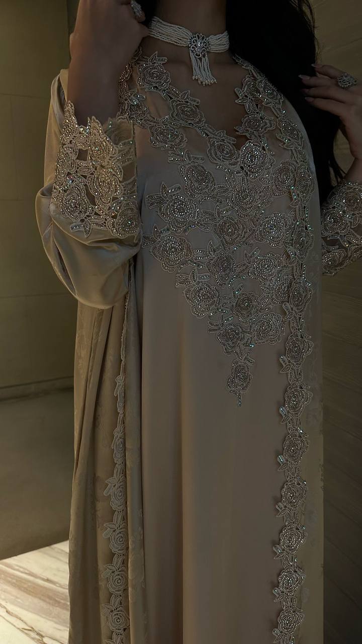 Midnight Bloom Jalabiya - MMK Design