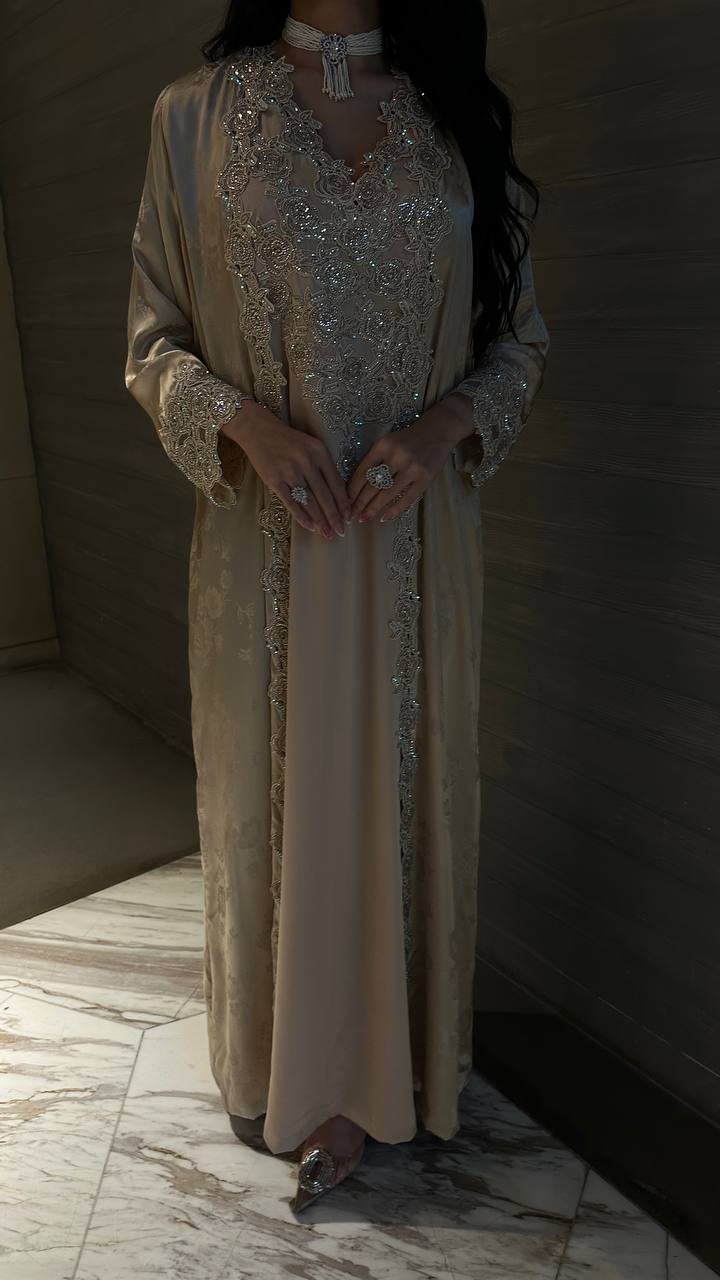 Midnight Bloom Jalabiya - MMK Design