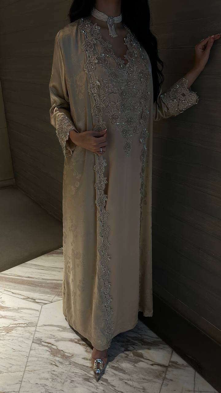 Midnight Bloom Jalabiya - MMK Design