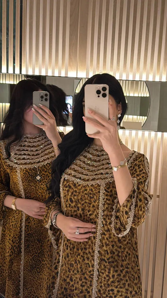 Tiger Highneck Jalabiya - MMK Design