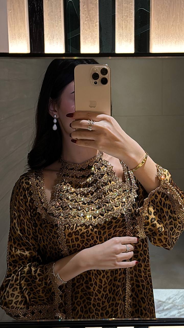 Tiger Highneck Jalabiya - MMK Design