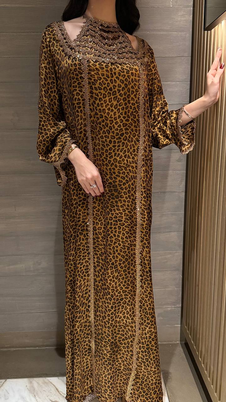 Tiger Highneck Jalabiya - MMK Design