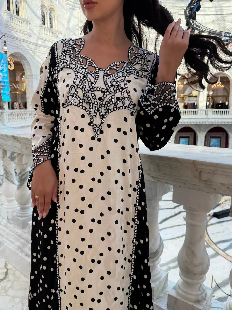 Polks Dots Jalabiya