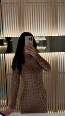 Rose Gold Embellished Elegance Gown