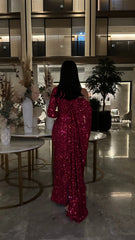 Crimson Sparkle Dress - MMK Design