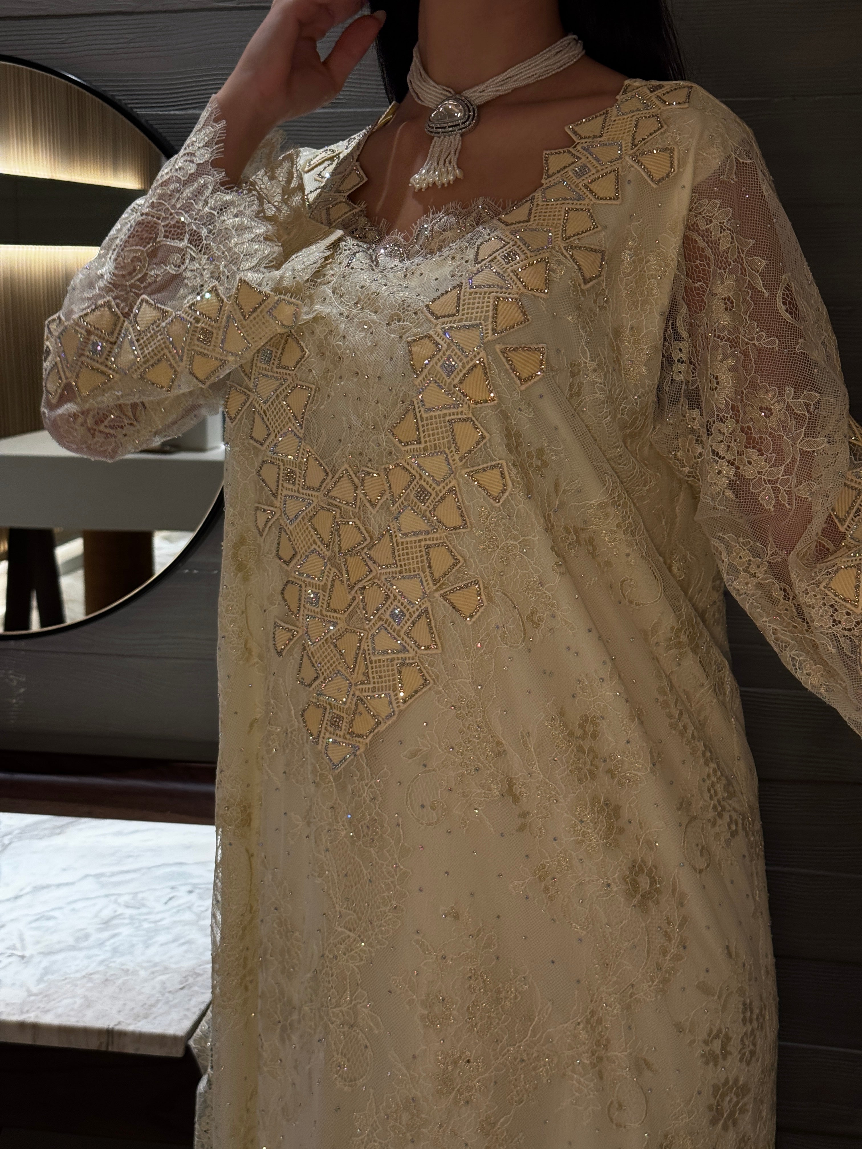 Gold Butter Abaya